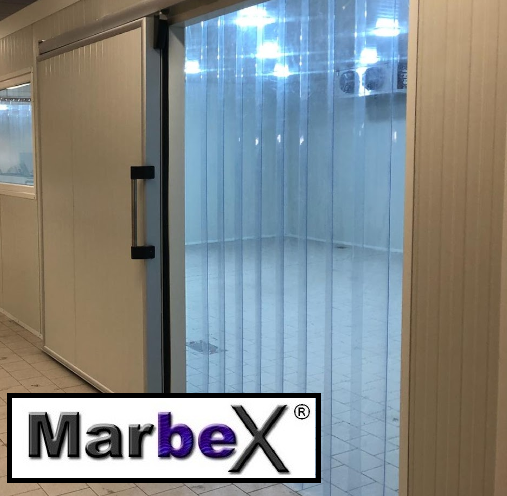 PVC Streifenvorhang Transparent