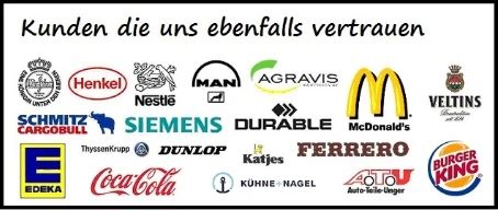 Marbex Referenzkunden aus Industrie, Lebensmittelproduktion und Maschinenbau